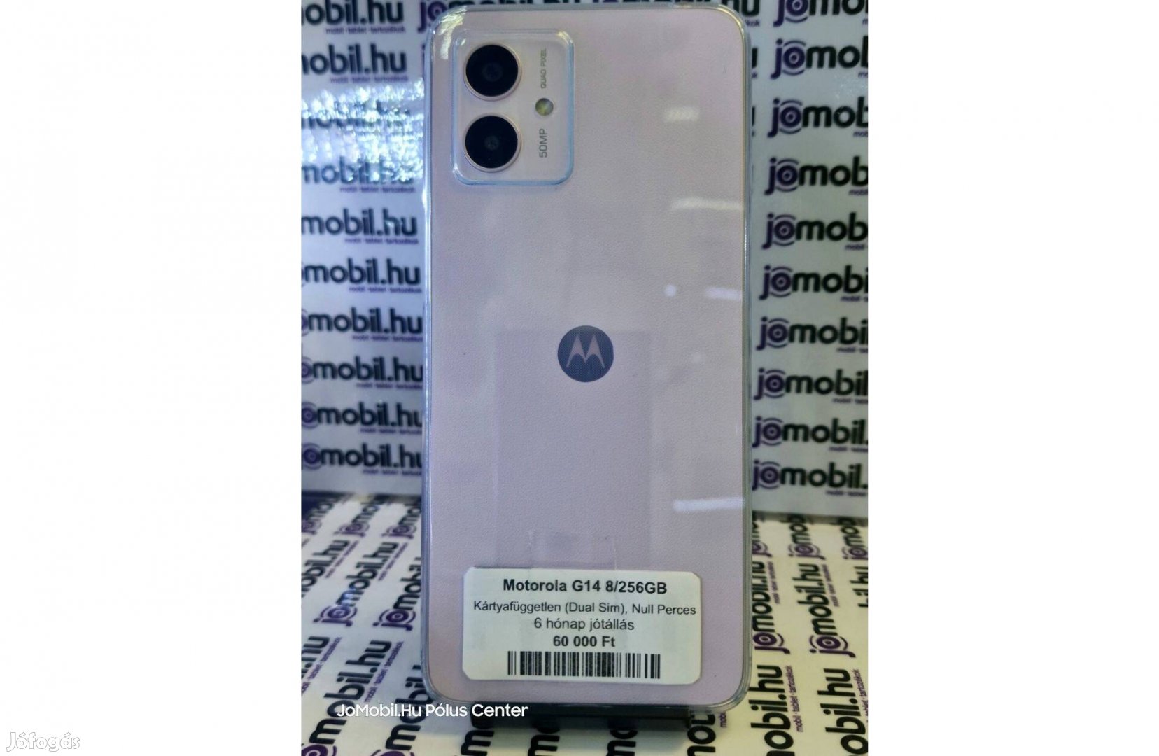 Motorola G14 8/256 Null Perces Lila-Bőr Független Jótállással