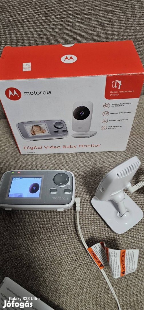 Motorola Mbp482  Digital Video Baby Monitor 