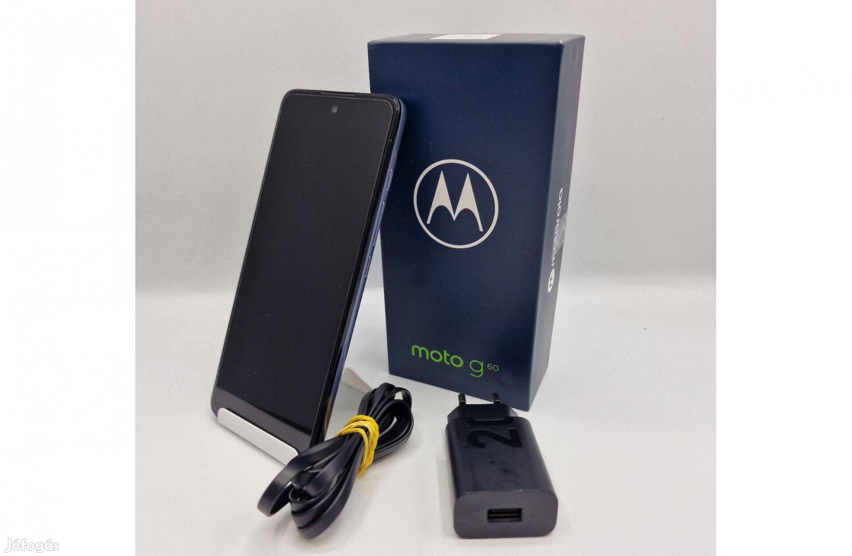 Motorola Moto G60, 128GB, független, fekete, 1 év garancia, Akciós