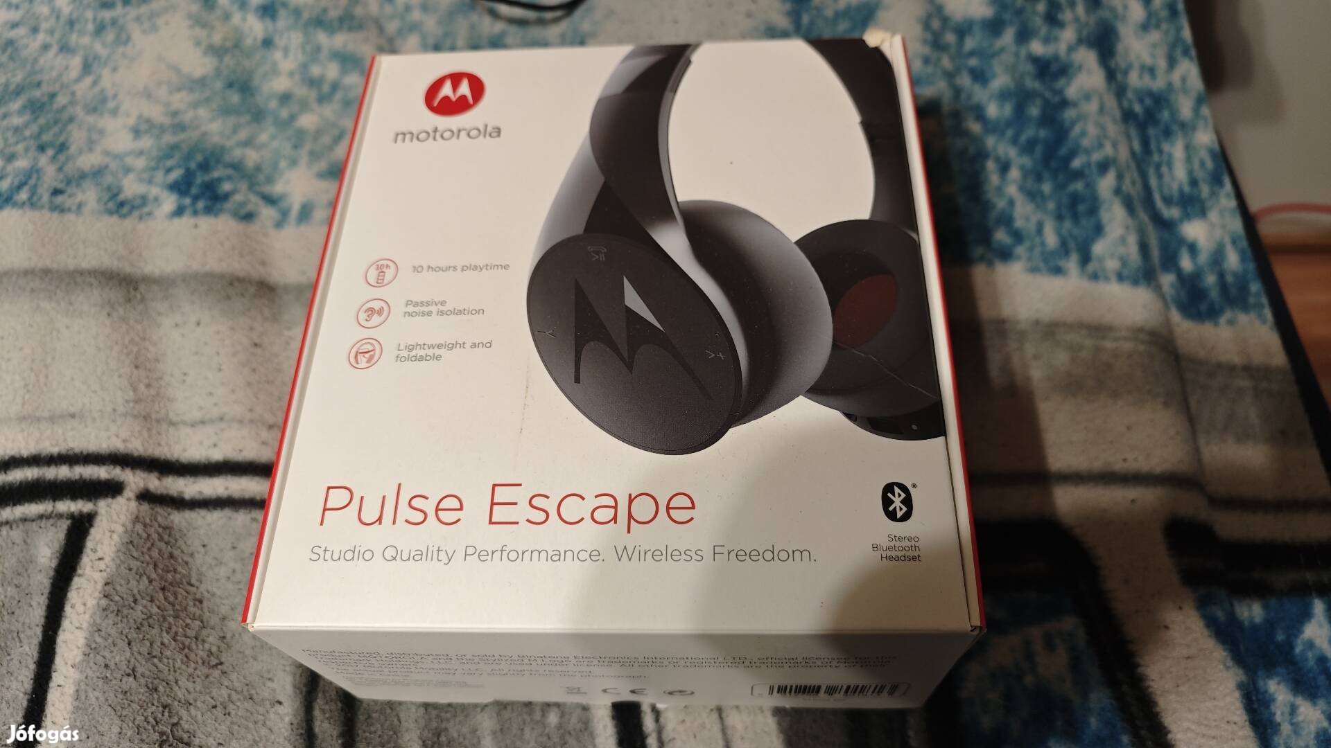 Motorola Pulse Escape Bluetooth fejhallgató, fekete