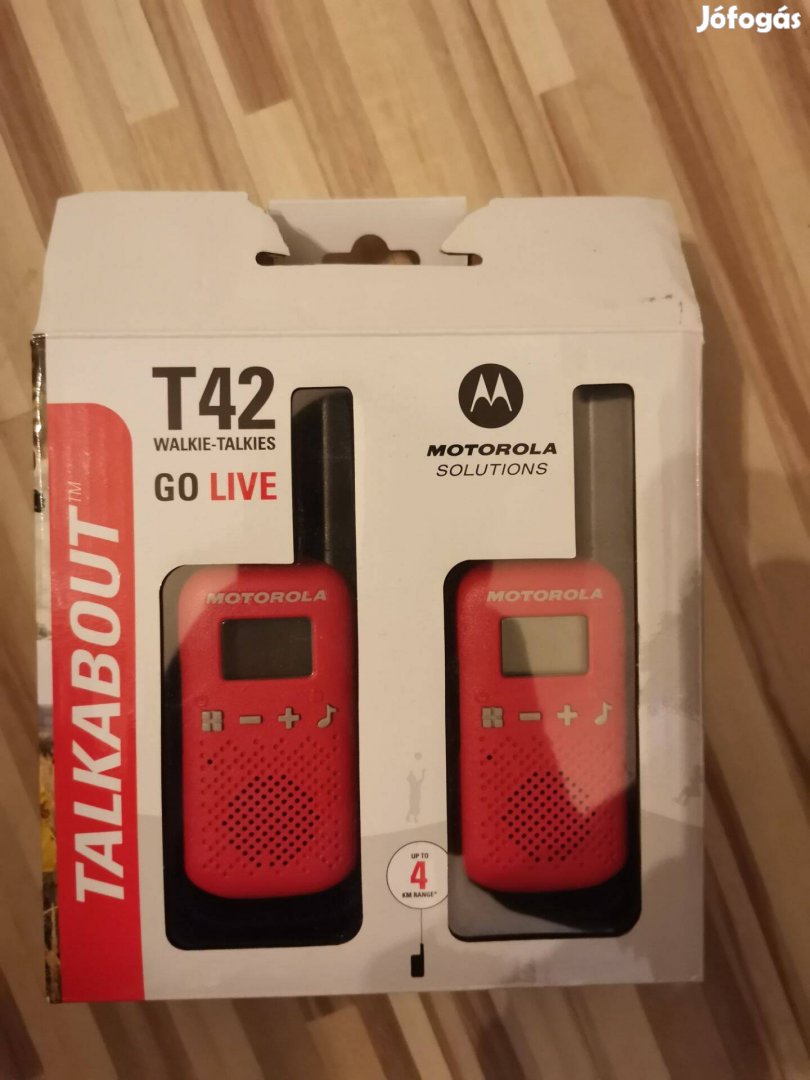 Motorola Talkabout T42 piros adó-vevő készülék Walkie Talkie