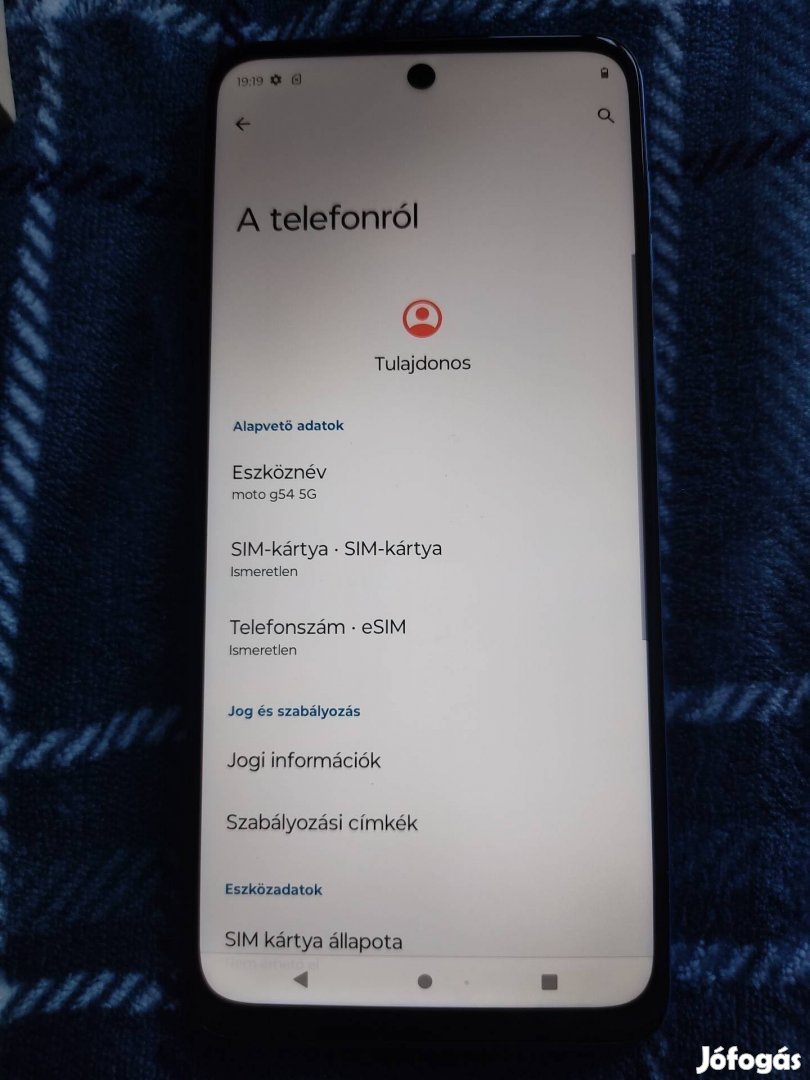 Motorola g54.5g.