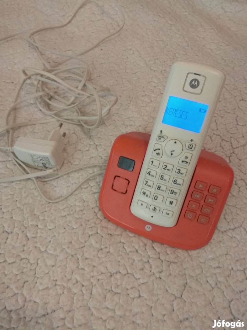 Motorola vezetékes hálózati hordozható üzenetrögzítő telefon
