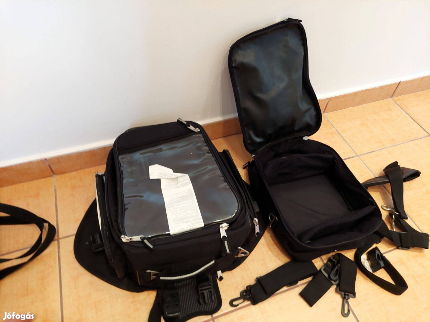 Motoros 3 szintes mágneses tanktáska hátizsákos tank táska Hanson