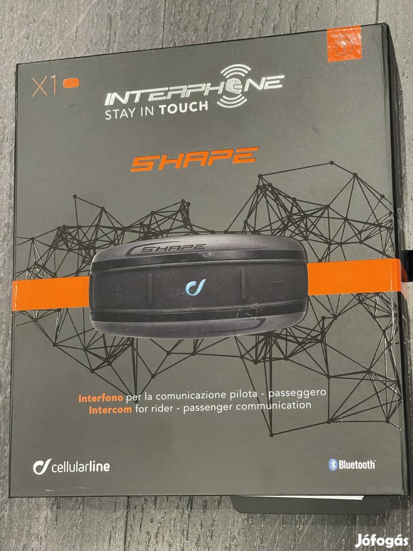 Motoros Bluetooth kihangosító és headszett, Interphone SHAPE 