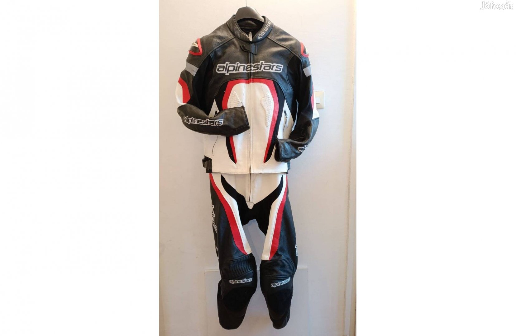 Motoros Bőrruha, Alpinestars, 52-es Kétrészes, A Feliratok