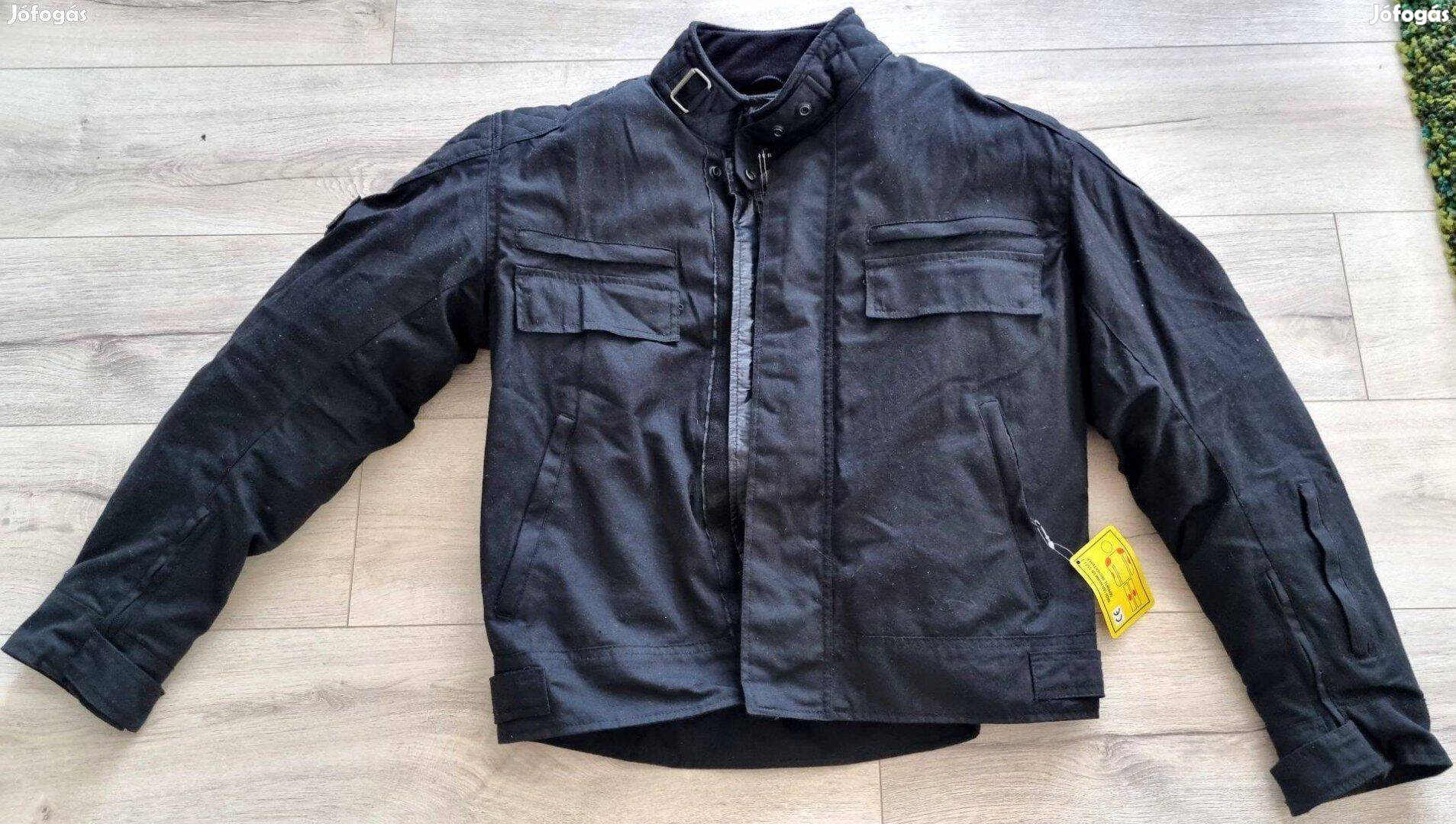 Motoros Vintage viasz textil túra Kabát Wax textil dzseki - L - Új