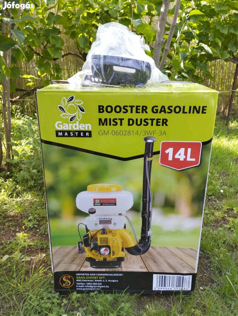 Motoros, háti permetező, 14 l-es, Garden Master, új