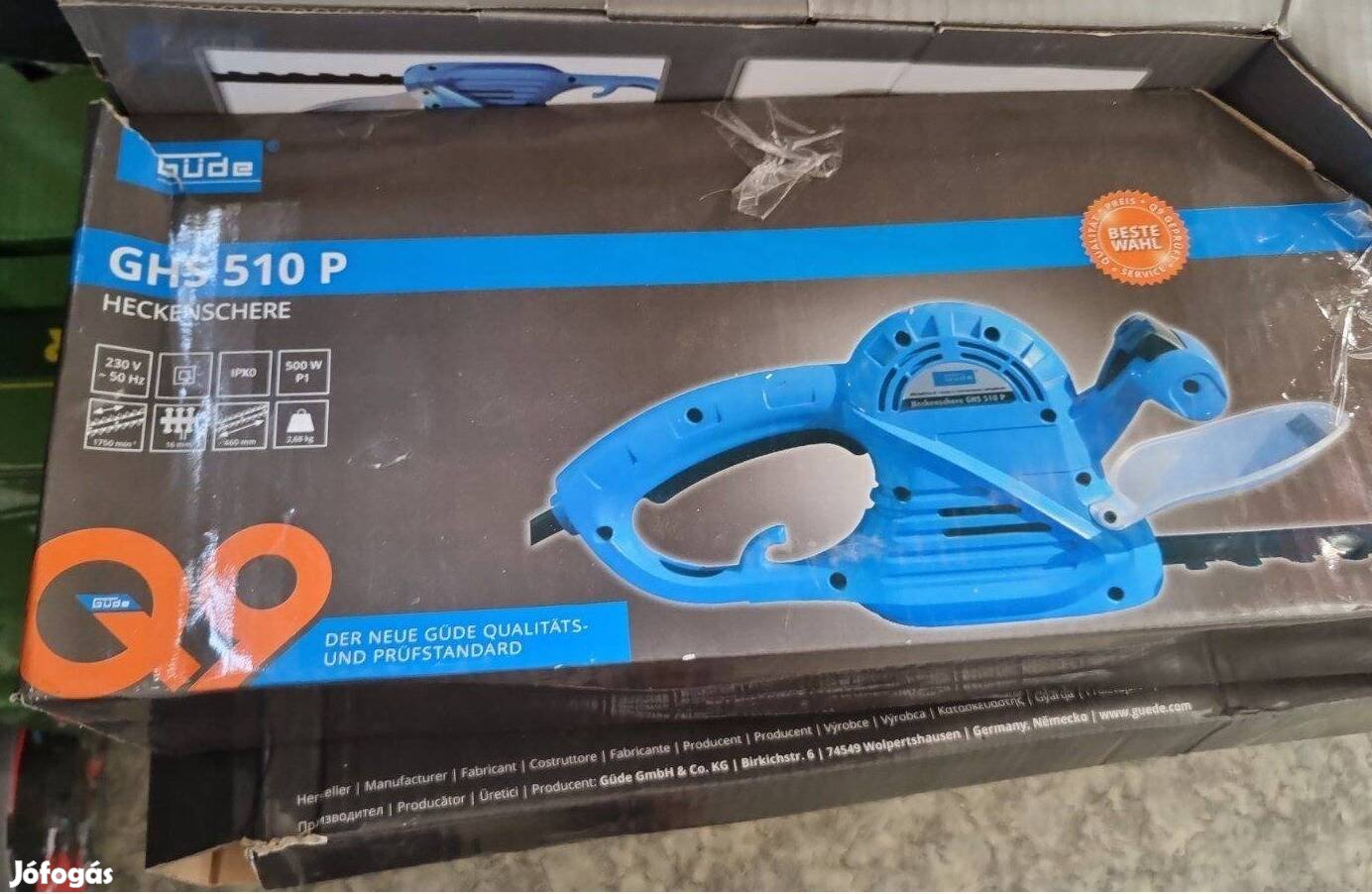 Motoros ágvágó 46cm vágóhosszal, minőségi késsel 500W-os