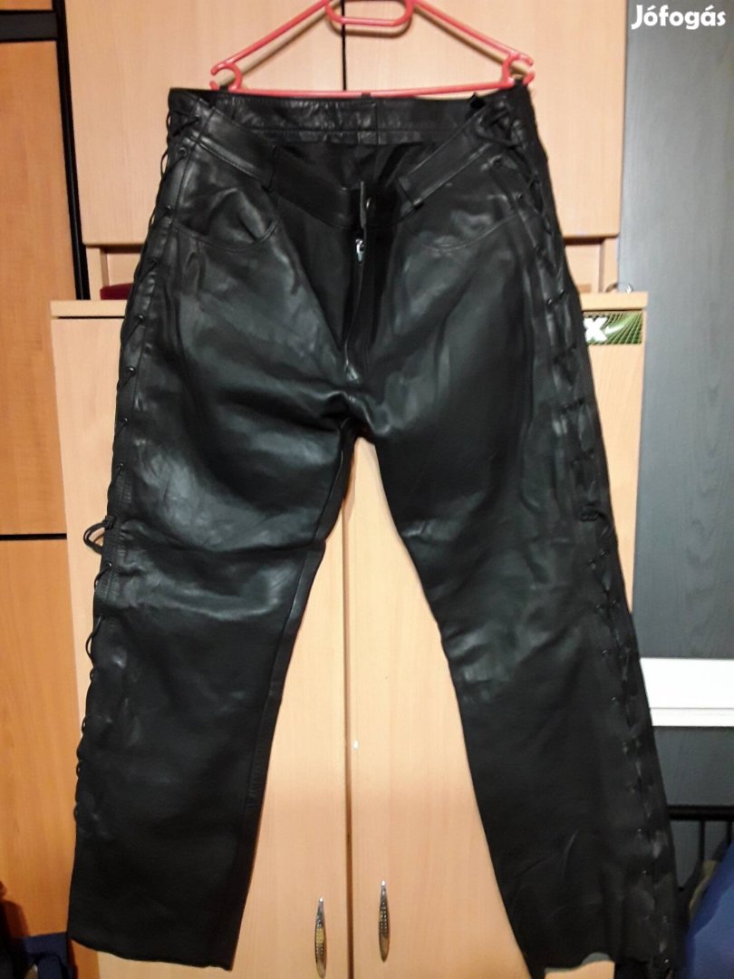 Motoros bőr nadrág 2XL .