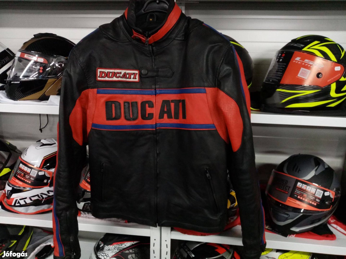 Motoros bőrkabát / Ducati / - M-es méret