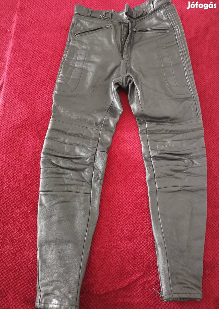 Motoros bőrnadrág S méretben 