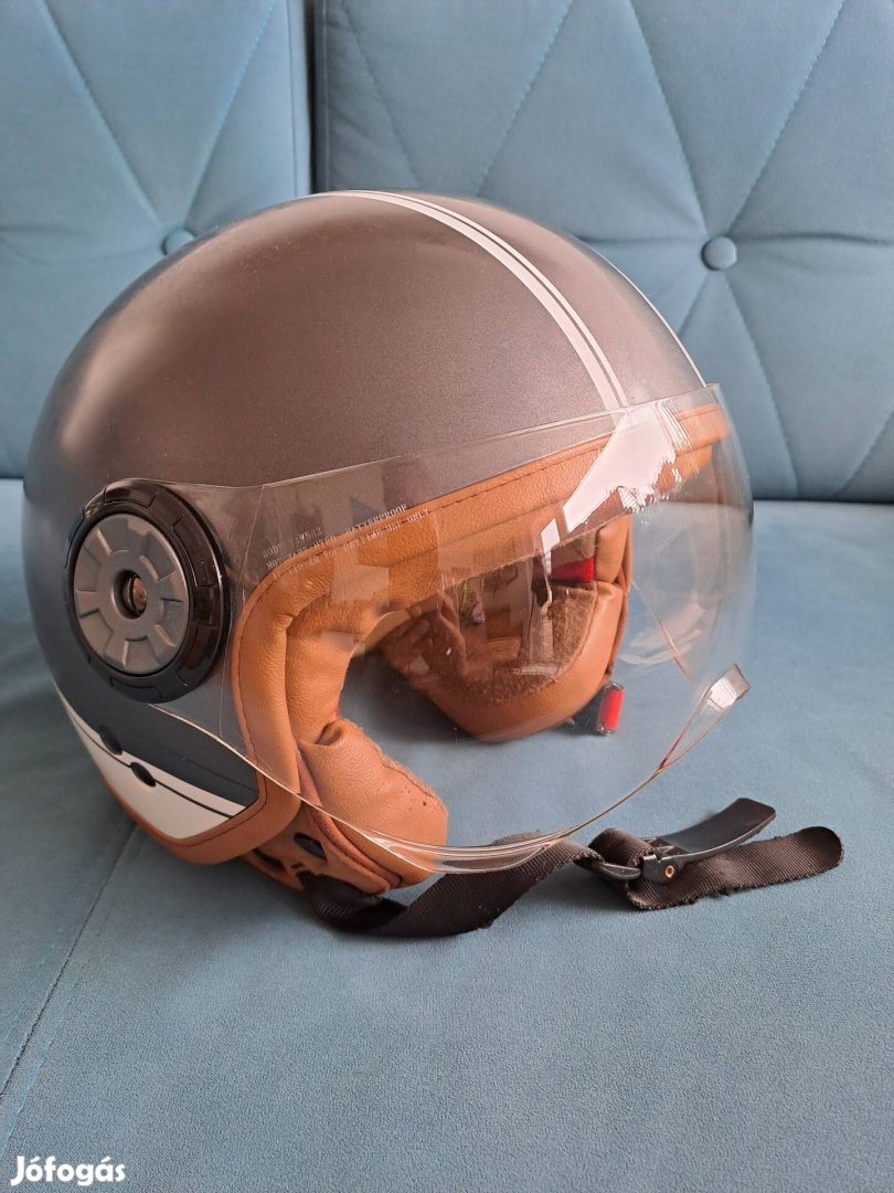 Motoros bukósisak, Demi Jet Helmo Milánó, L- es, szürke