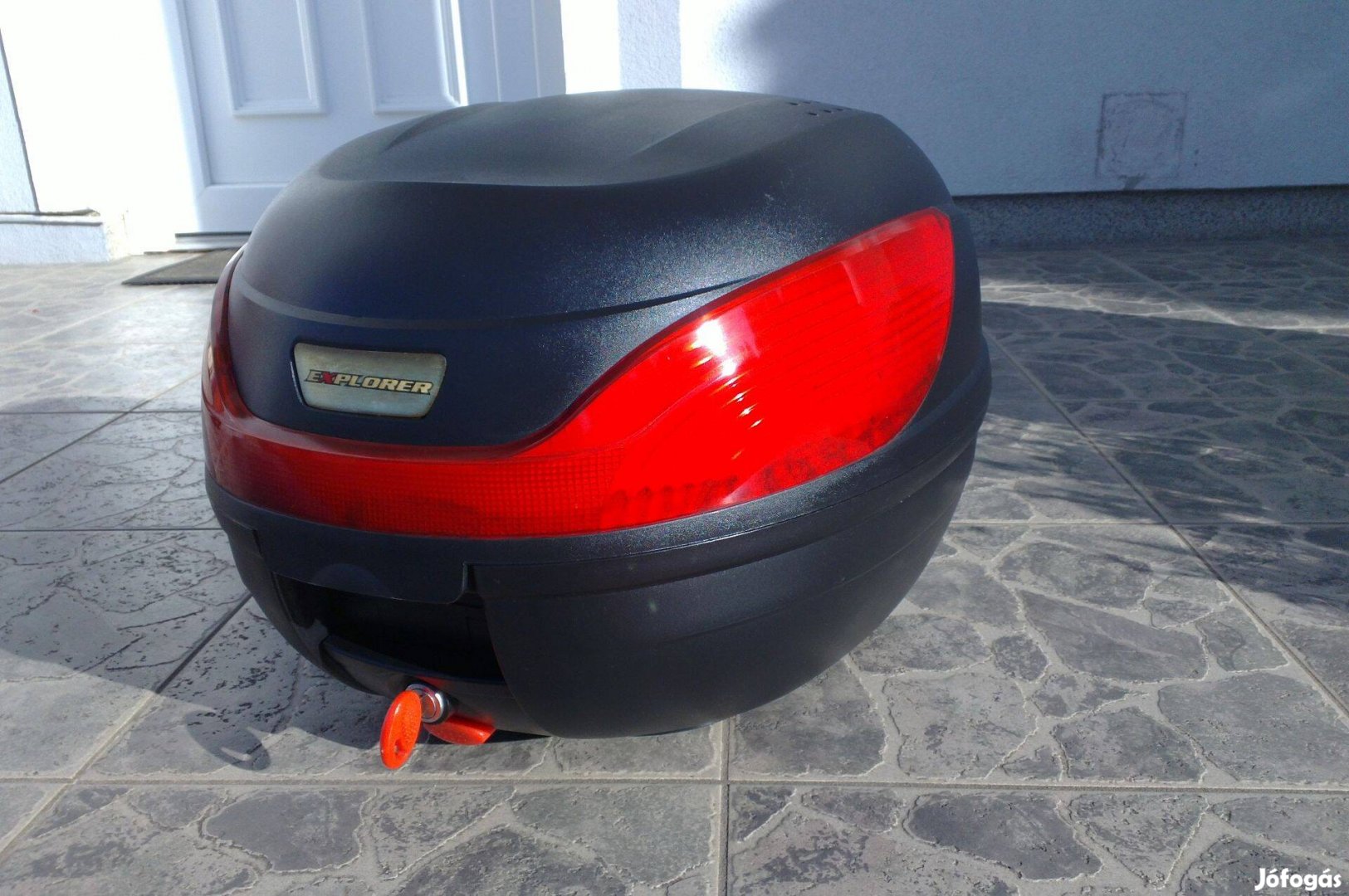 Motoros doboz hátsó túradoboz és tartó platni