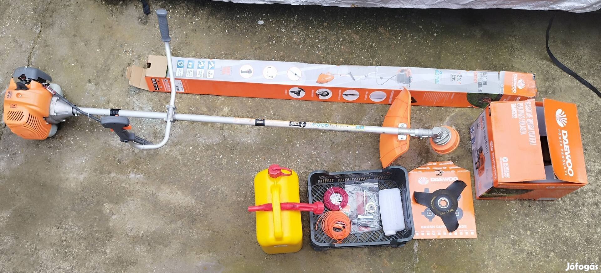 Motoros fűkasza garanciával Daewoo Dabc522