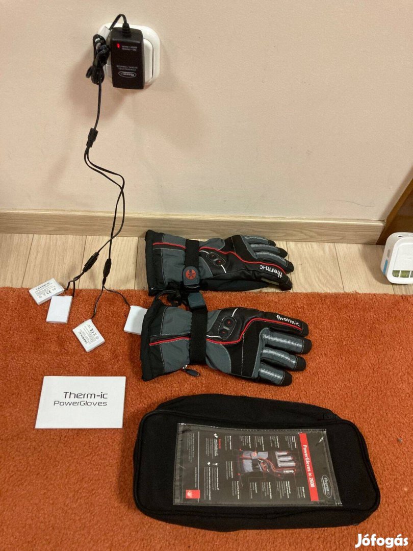 Motoros fűthető kesztyű