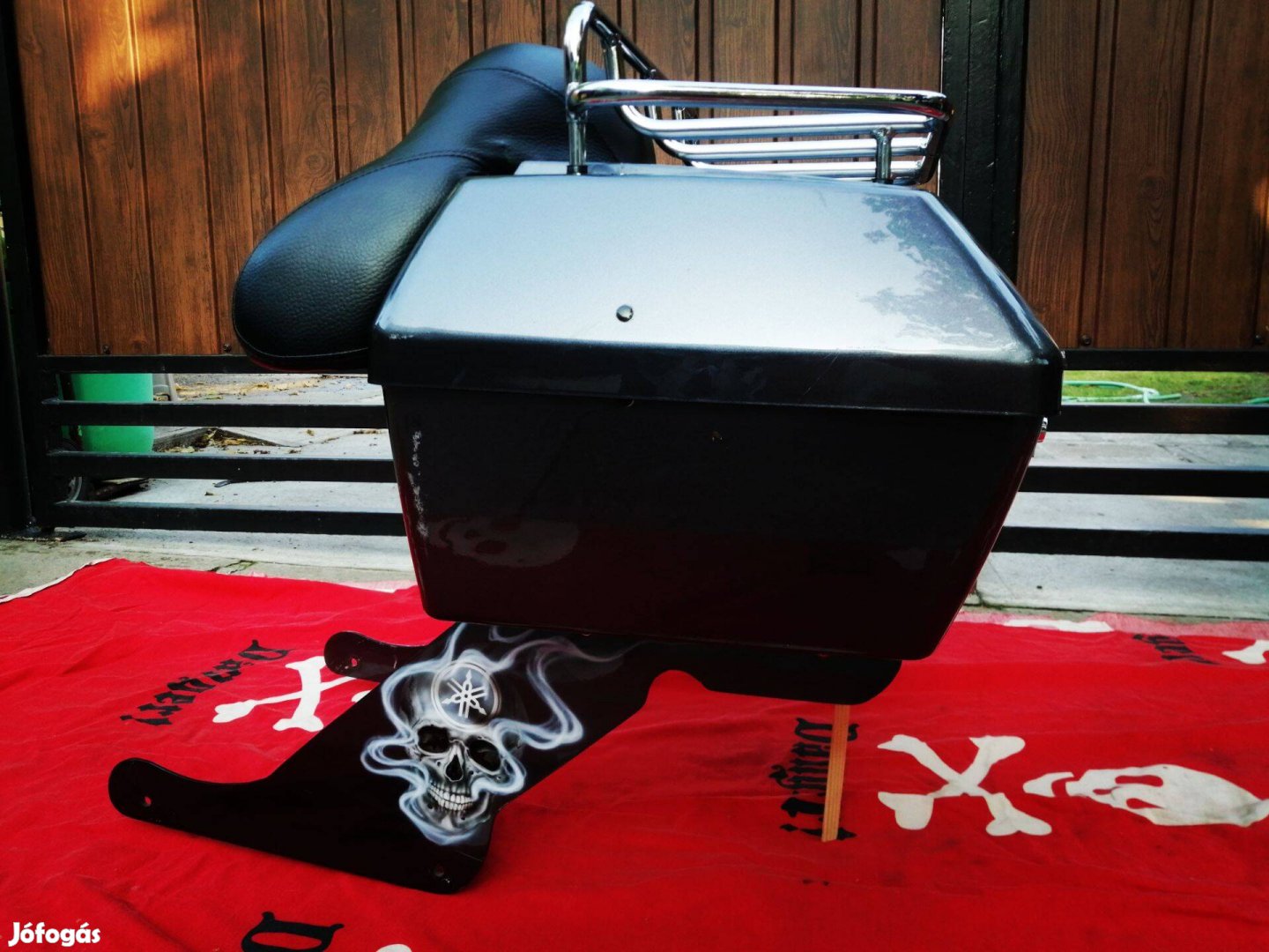 Motoros hátsó doboz csomagtartó chopper