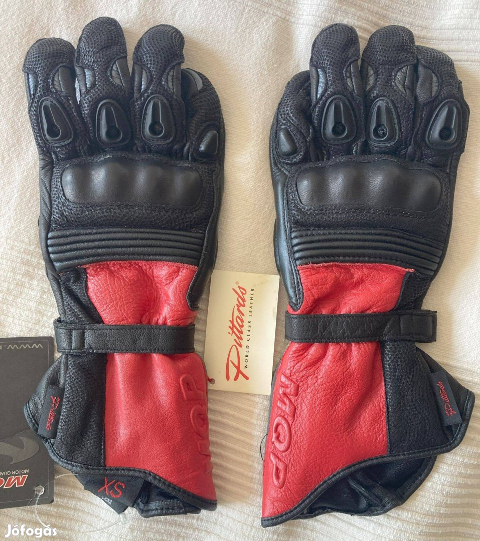 Motoros kesztyű Új, Pittards Mqp, protektoros, XS, női, gyerek