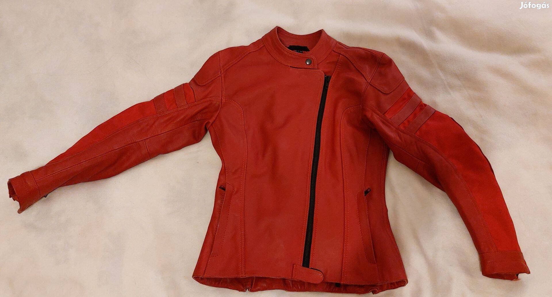 Motoros női bőr dzseki (36-os)