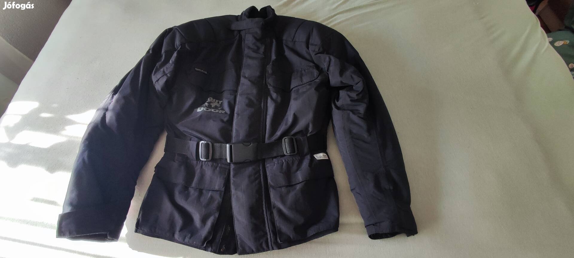 Motoros női kabát dzseki M protektorozott vízálló therm jó állapot 