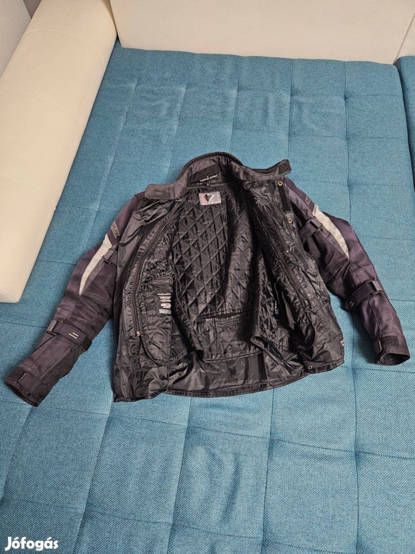 Motoros protektoros textil kabát kivehető béléssel M