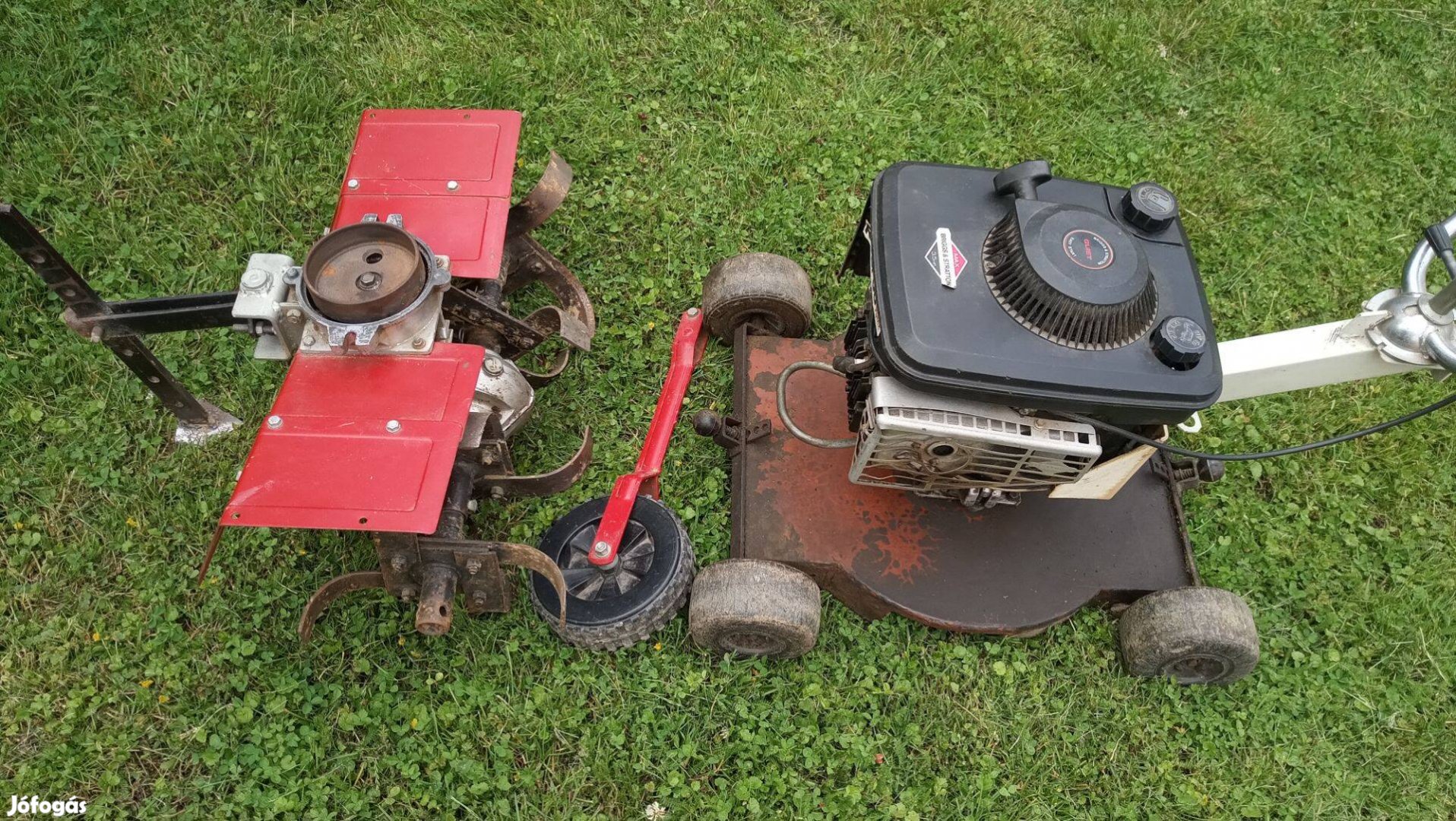 Motoros rotációskapa-Eladó! 3,5 lóerős, 4 ütemű Briggs motoros