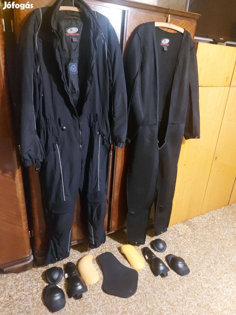 Motoros ruha, overall, textil, hibátlan állapotban eladó