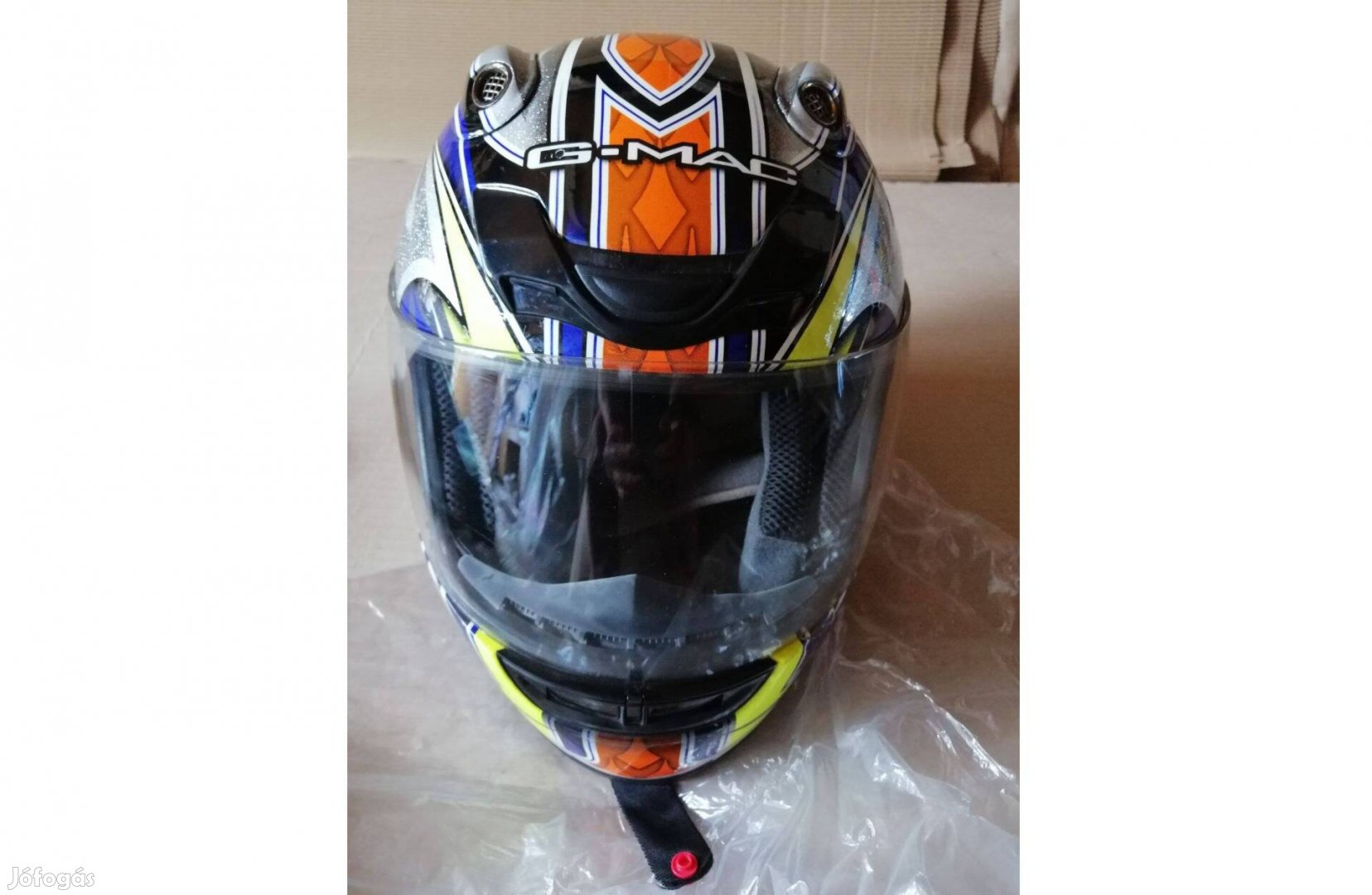 Motoros sisak Radar +tartózsák +számla újszerű,extrákkal!Honda szalon