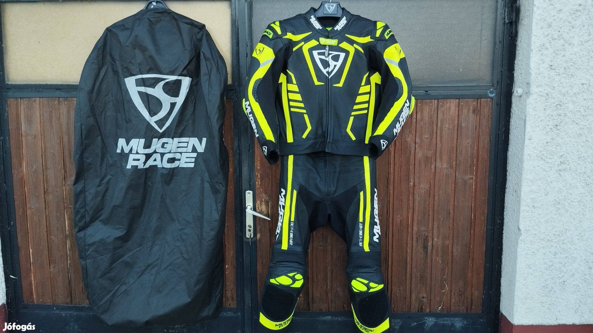 Motoros sport bőr egyrészes / Mugenrace / -50-es méret!