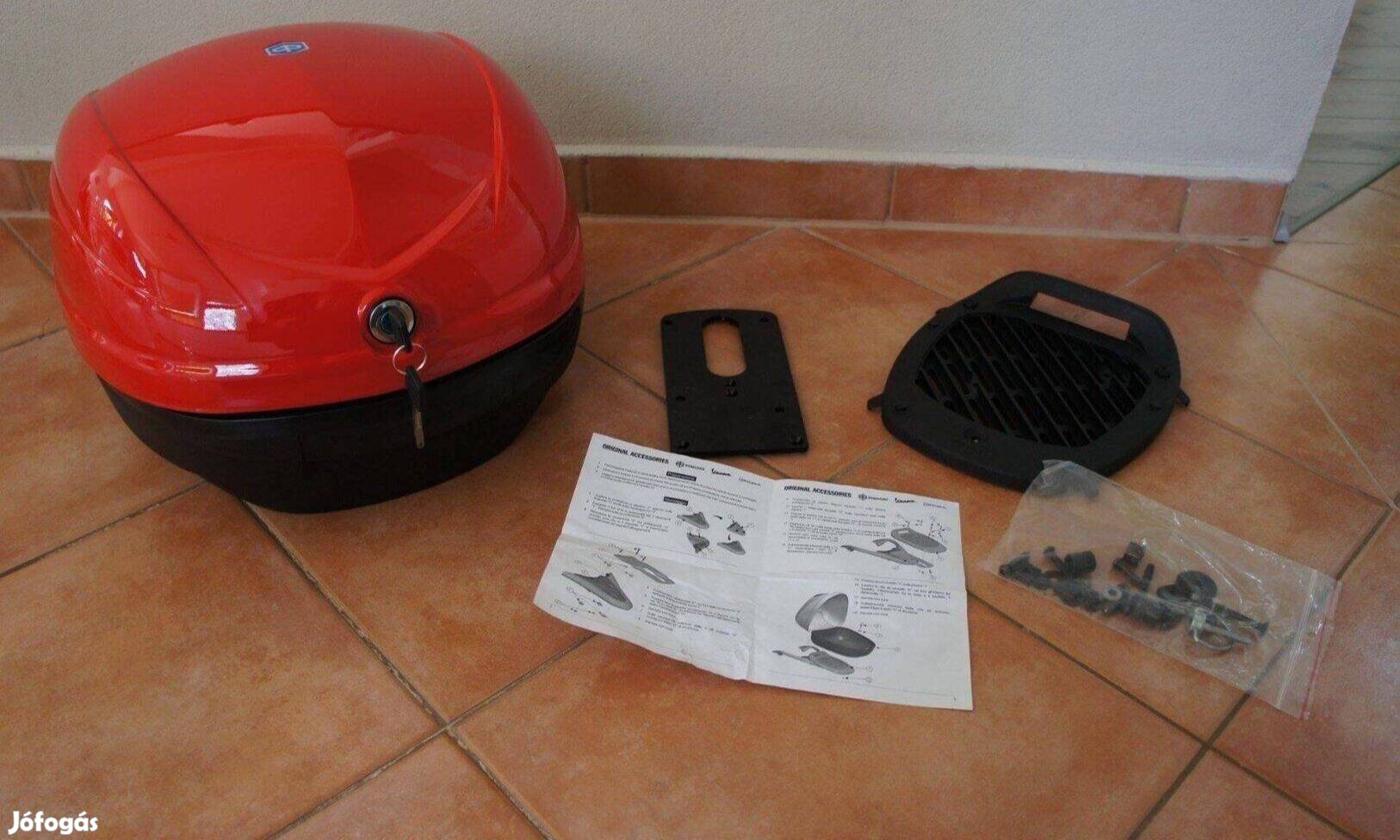Motoros túra doboz Vespa Piaggio Fly Liberty sisaktartó túradoboz új