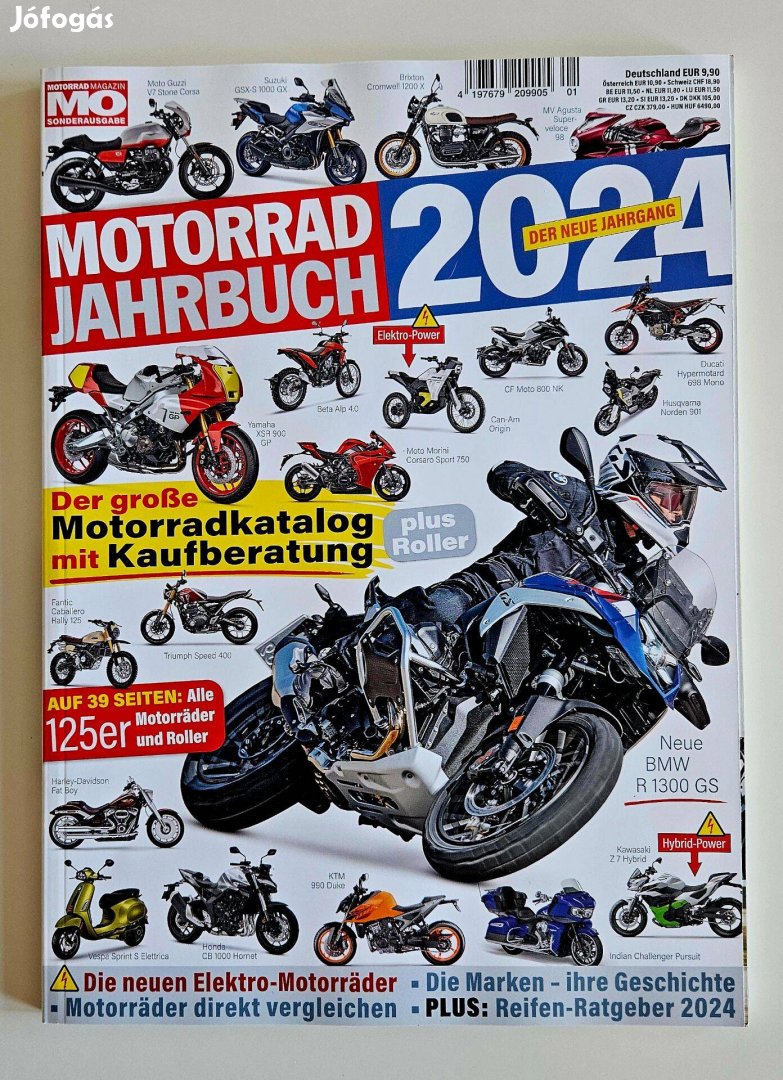 Motorrad Jahrbuch 2024/1 német nyelvű