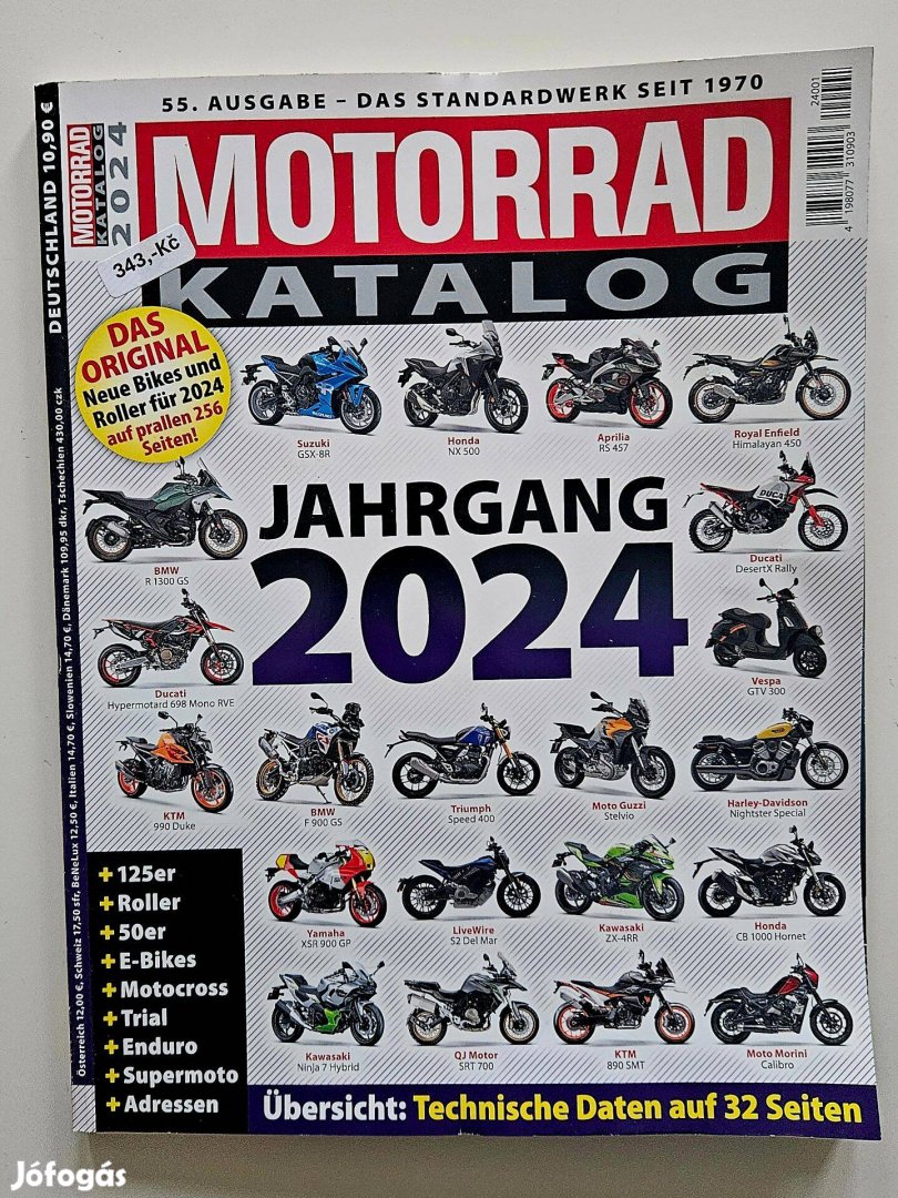 Motorrad katalog 2024/55. német nyelvű