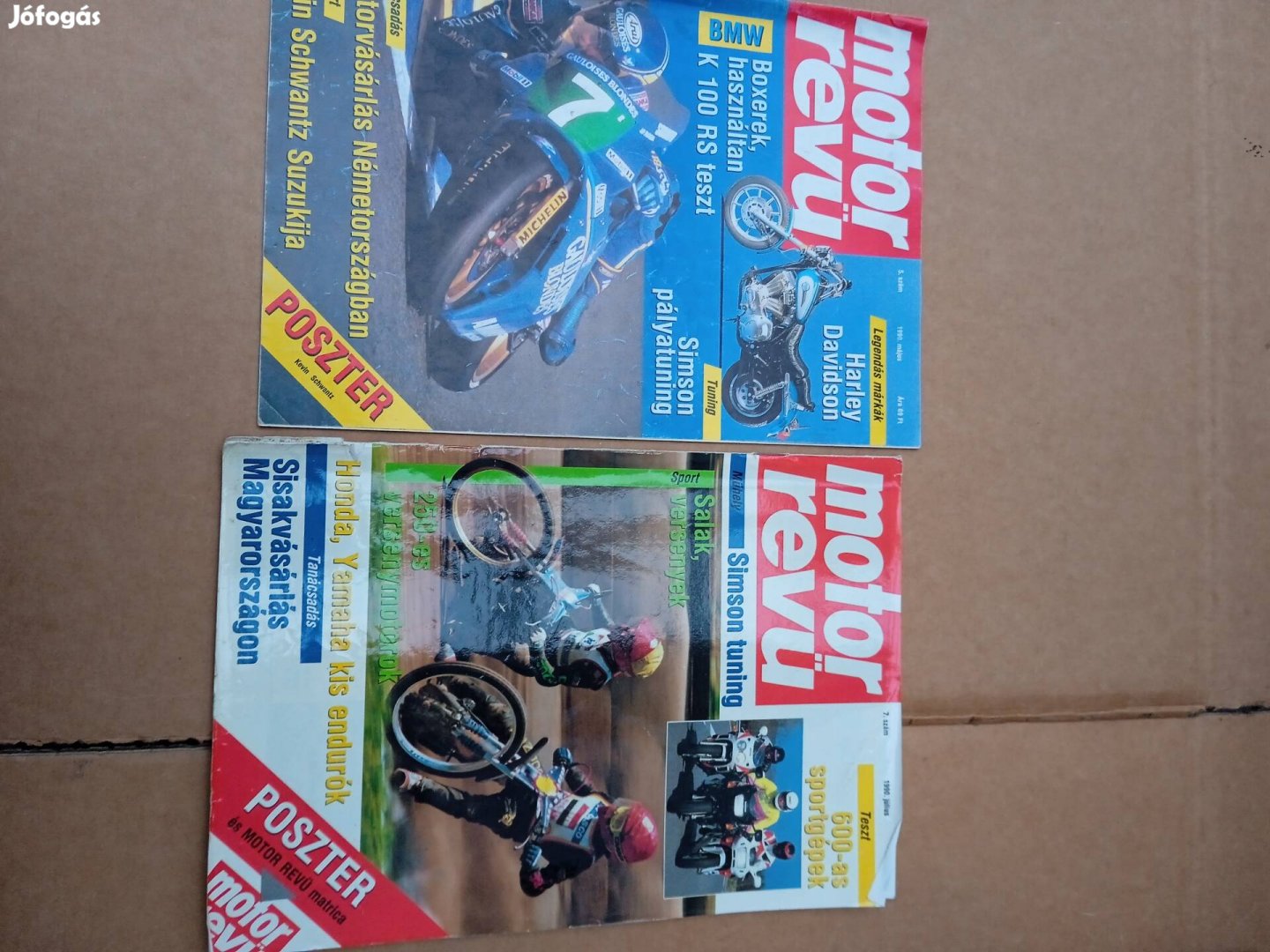 Motorrevü újságok