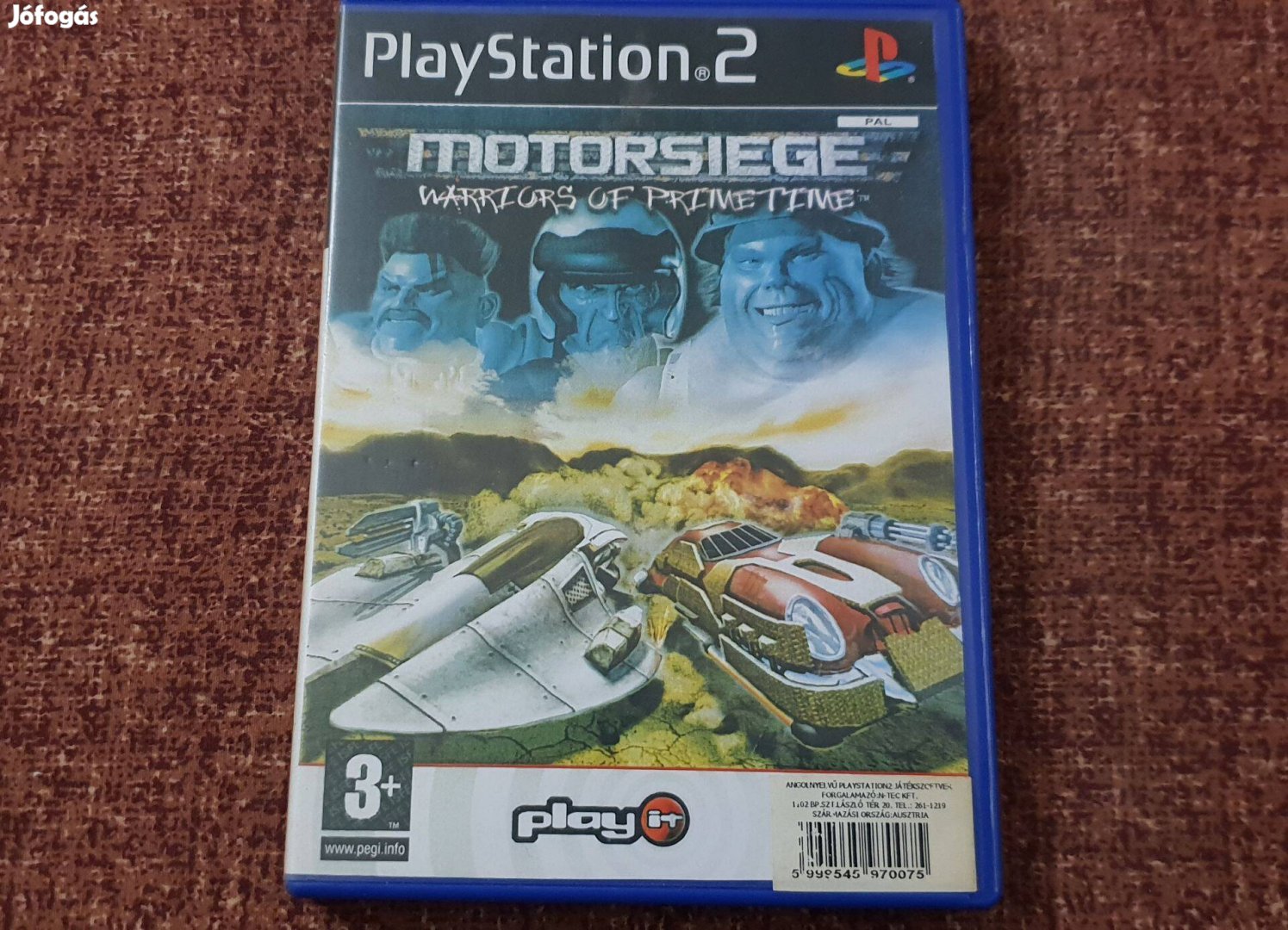 Motorsiege Warriors of Primetime Playstation 2 eredeti lemez ( 2500 Ft