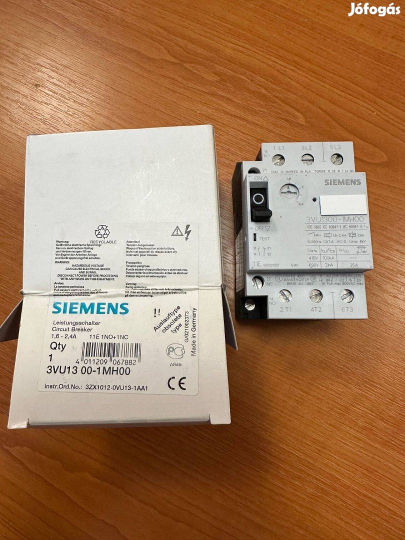 Motorvédő Siemens 1,6 - 2,4 A