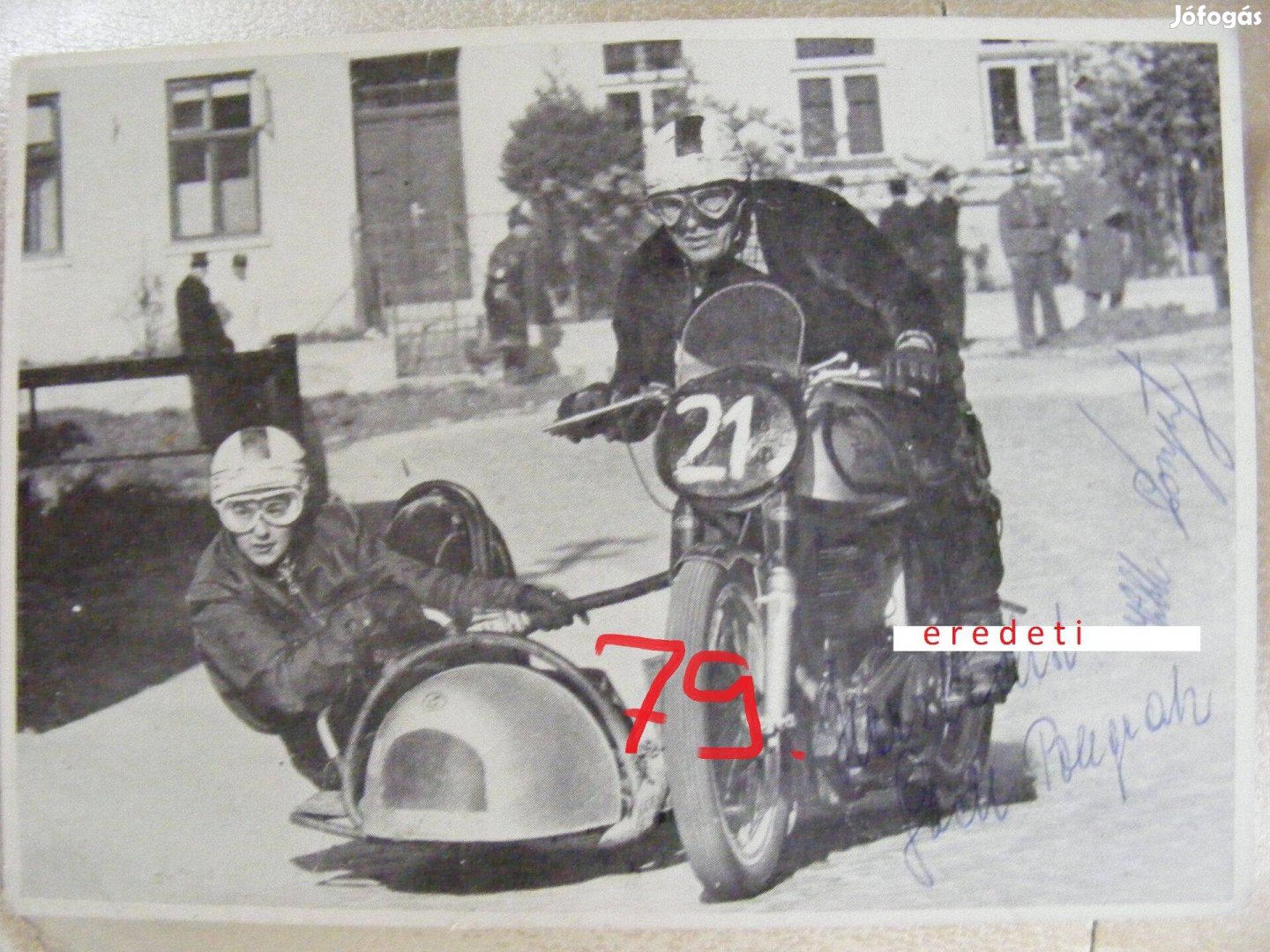 Motorversenyzők,dedikált 1960-s évek eleje