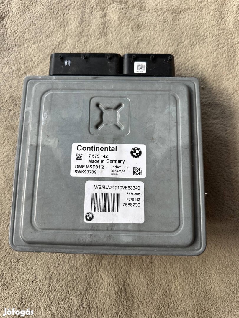 Motorvezérlő Egység DME MSD81.2 7579142 5WK93709 BMW Continental 29174