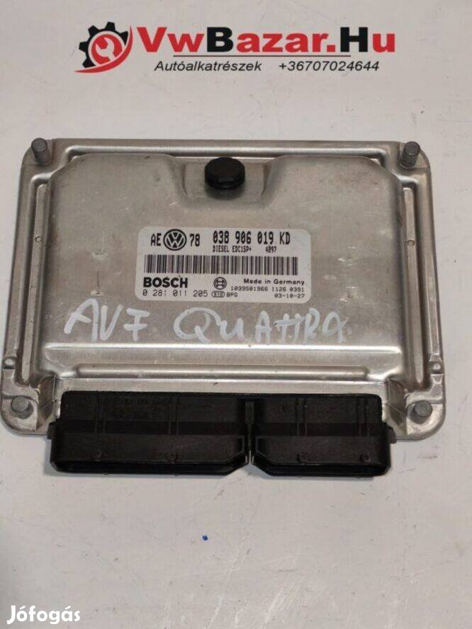 Motorvezérlő VW Passat AUDI AVF 038906019kd