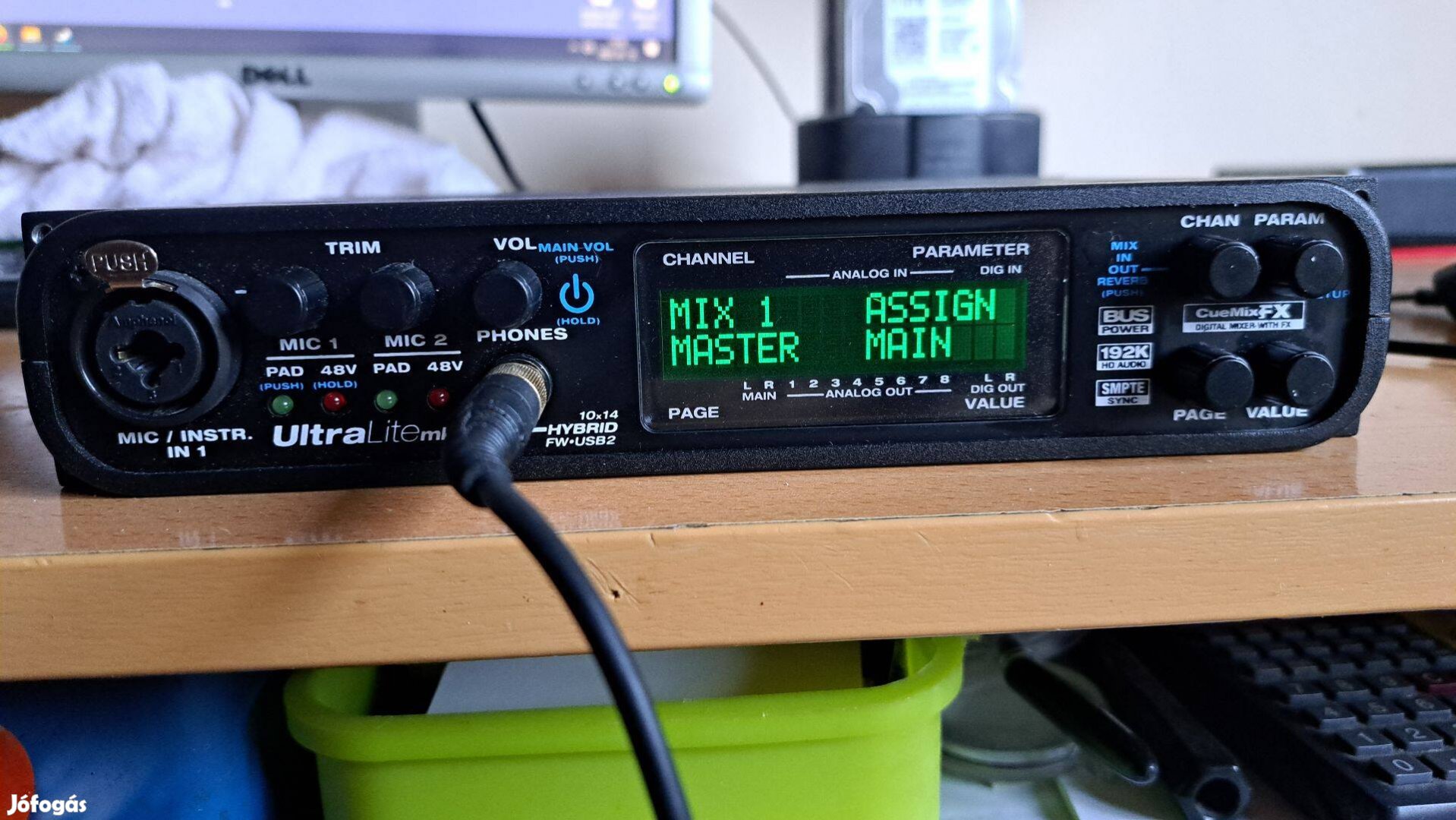 Motu Ultralite mk3 Hybrid usb firewire stúdió hangkártya audio interfé