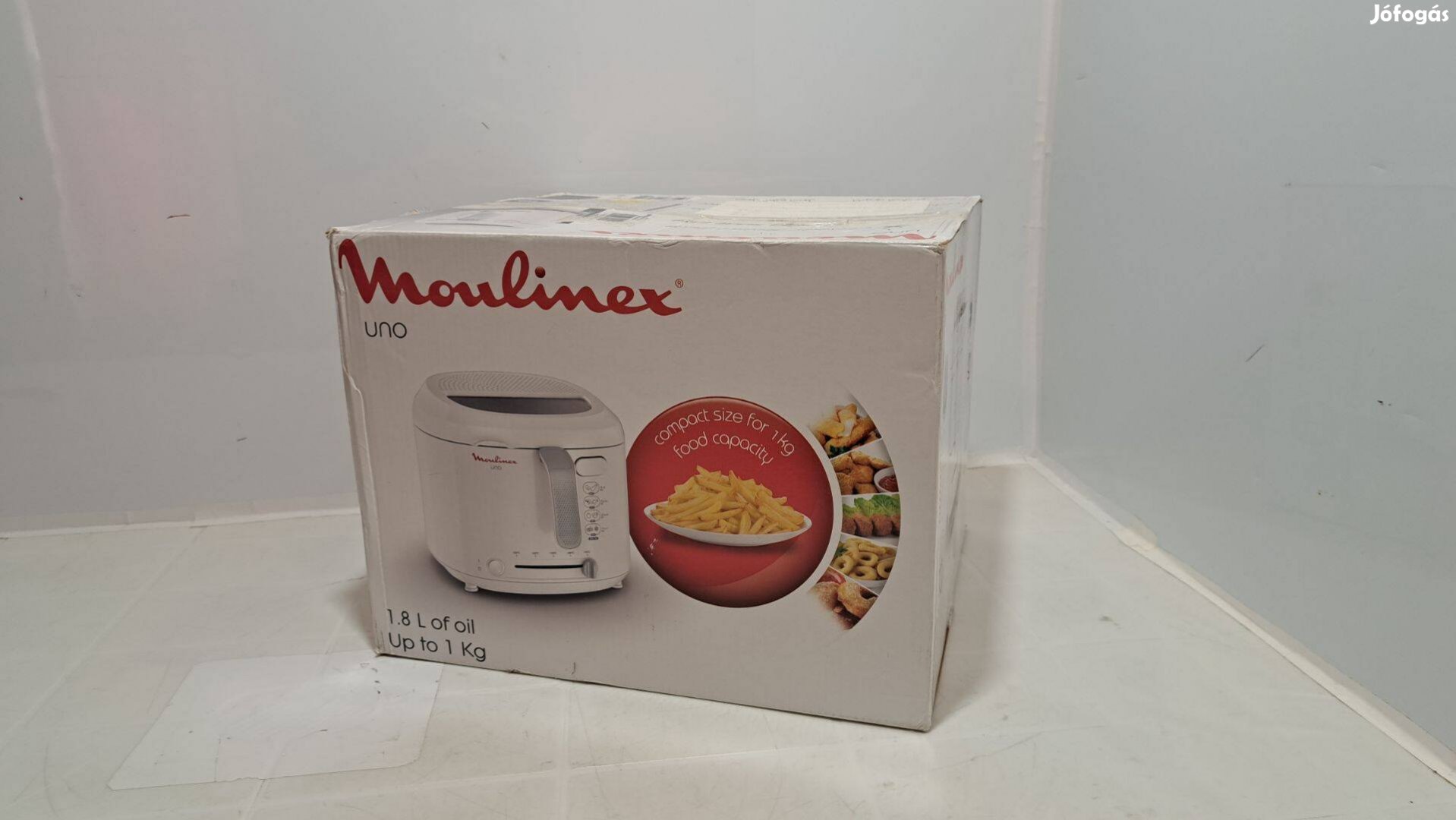 Moulinex AF2031 Uno olajsütő , 1 kg / 1,8 liter, szépséghibás