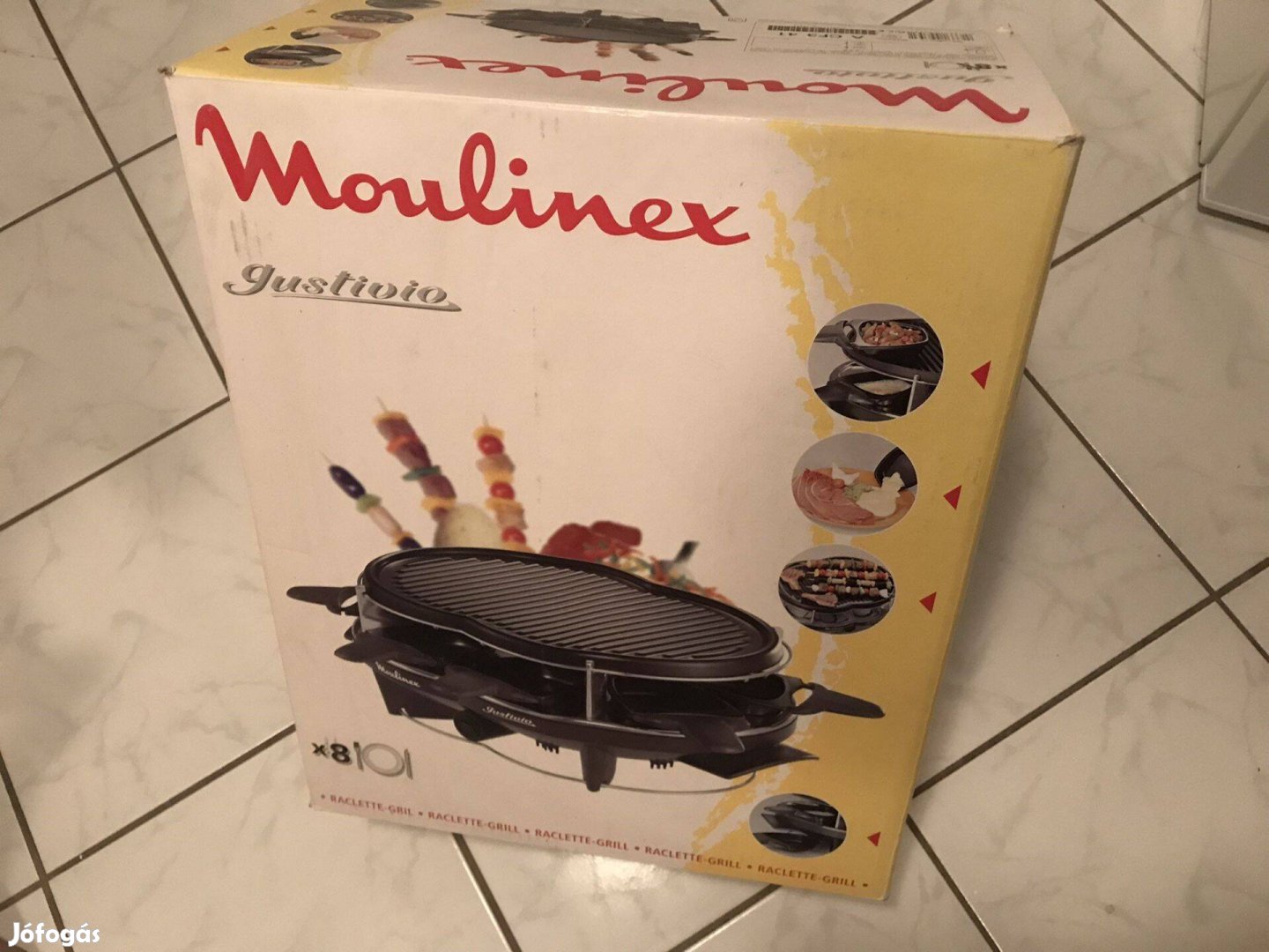 Moulinex elektromos raclette-grill készülék