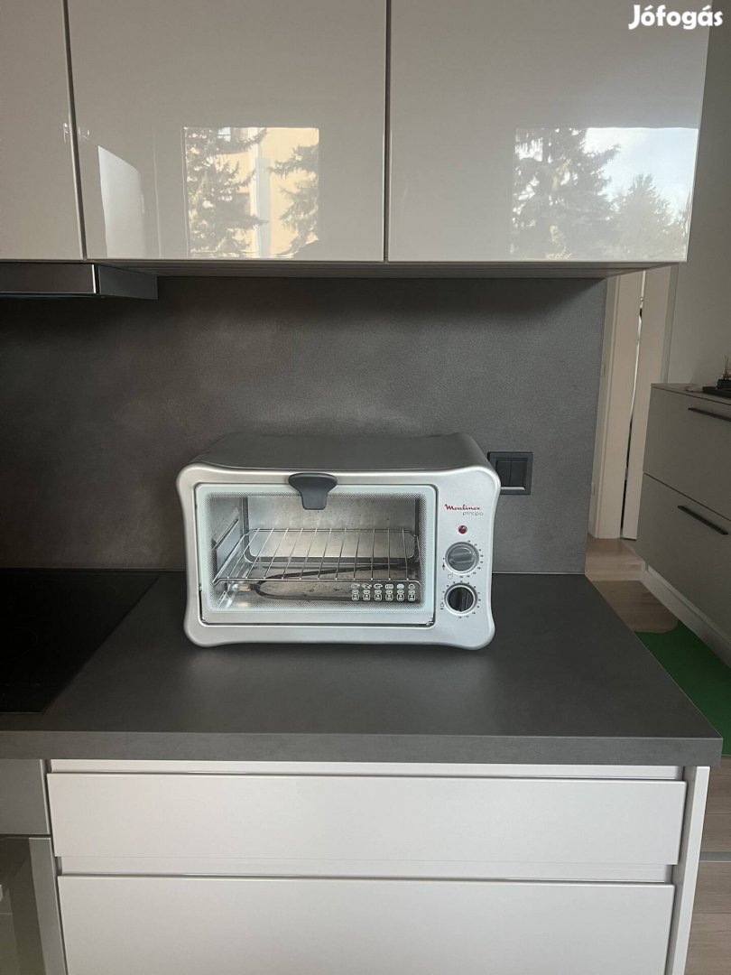 Moulinex mini-sütő  ezüst színben