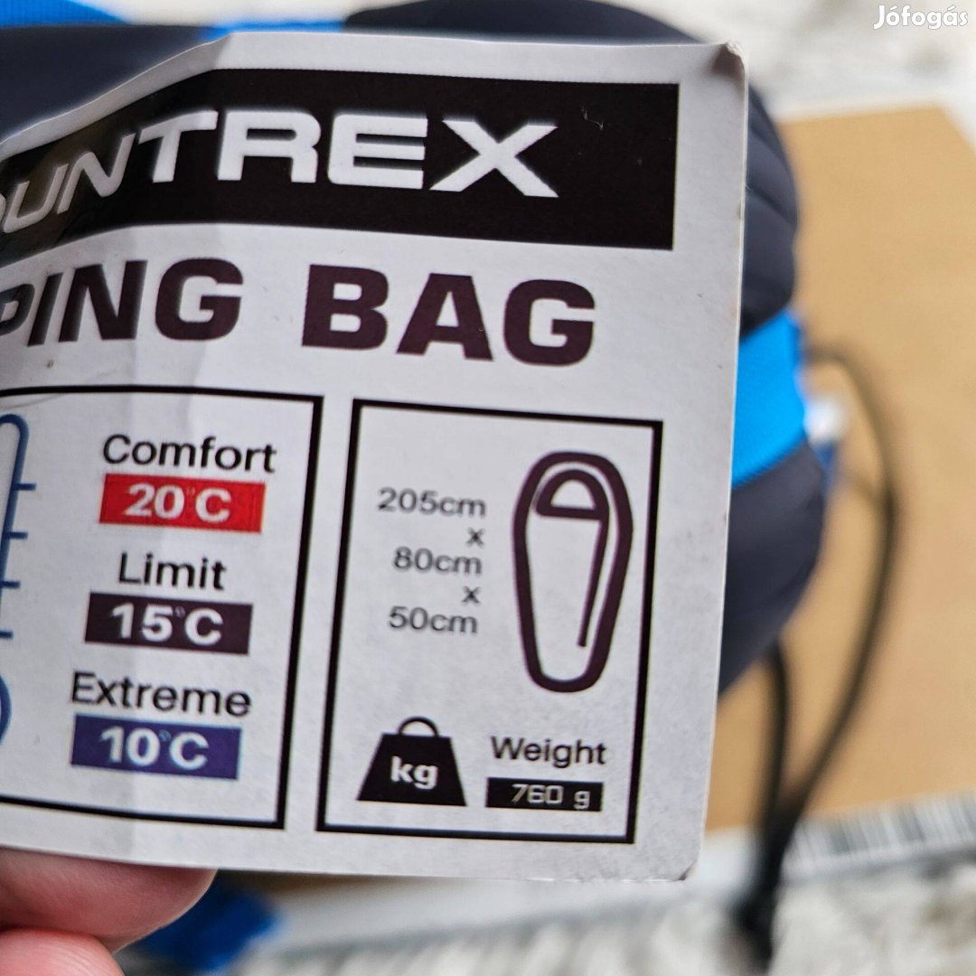 Mountrex hálózsák Ultra Light (720g) új cimkés adatok a képen