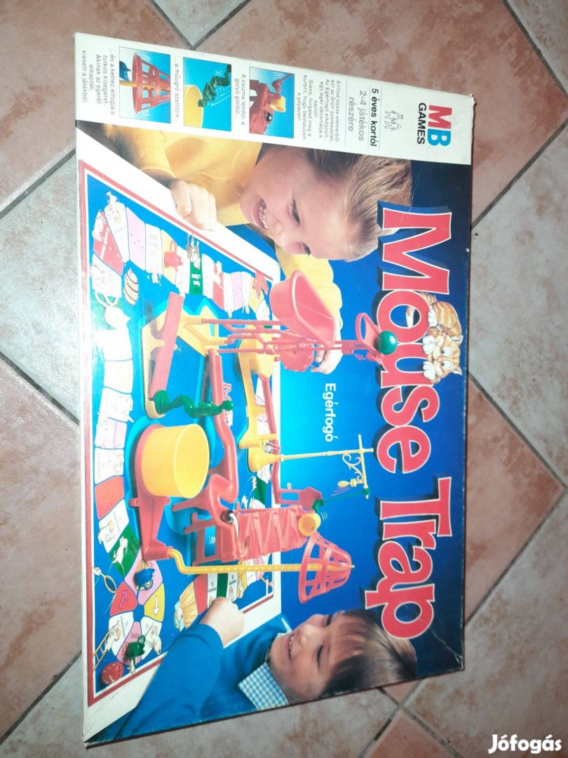 Mouse Trap Egérfogó Nagyon ritka Társasjáték