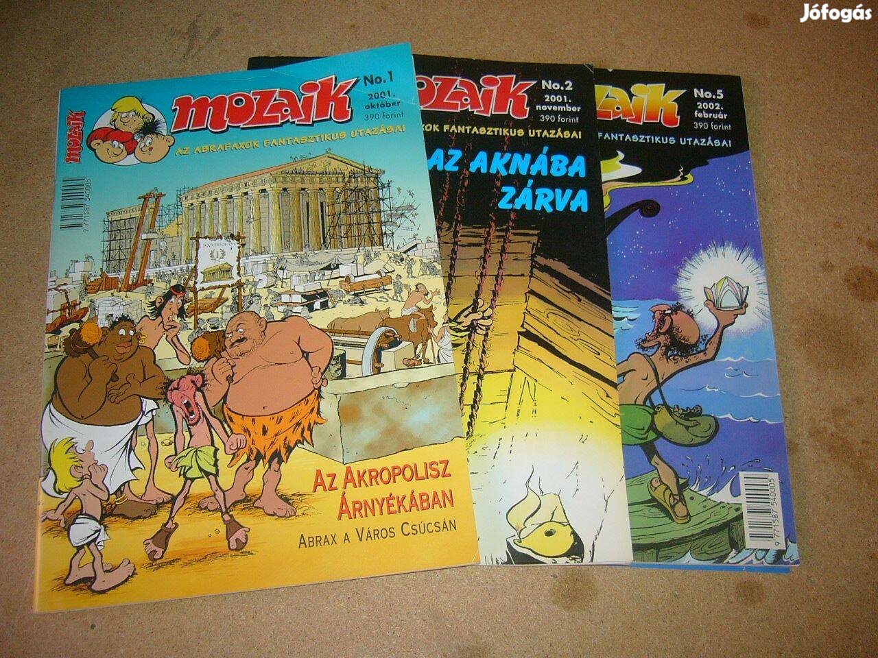 Mozai képregény 2001-02 3 db