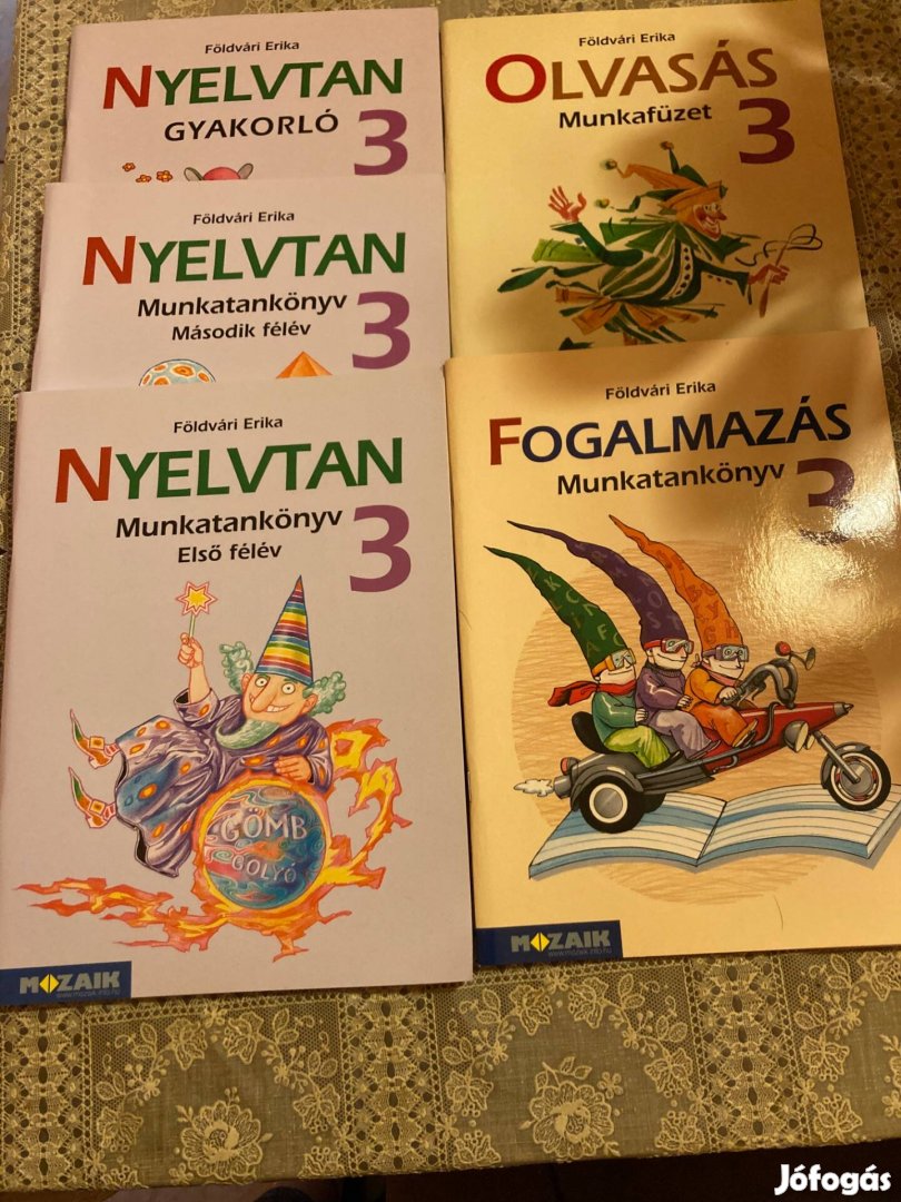 Mozaik Kiadó- Földvári Erika könyvcsomag