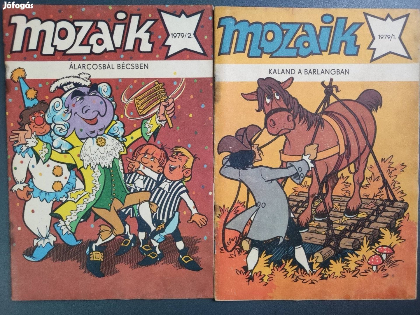 Mozaik képregény 1979/1, 2, 11, 12,-s számai!!