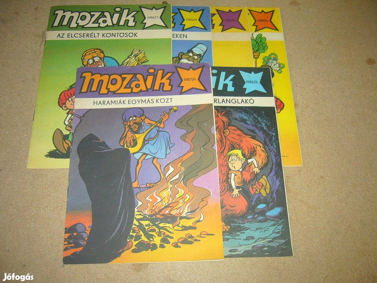 Mozaik képregény 1981 - 87 6 db