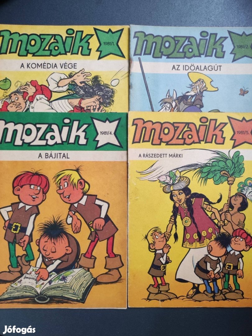 Mozaik képregény 1981-s számai!!!