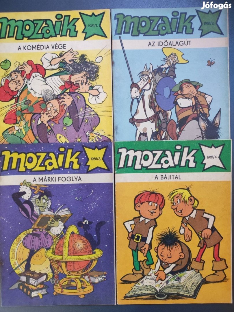 Mozaik képregény 1981-s teljes évfolyam!!! Eladva!!!